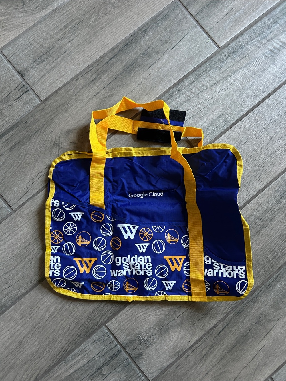 NBA Royal Blue golden state warriors tote